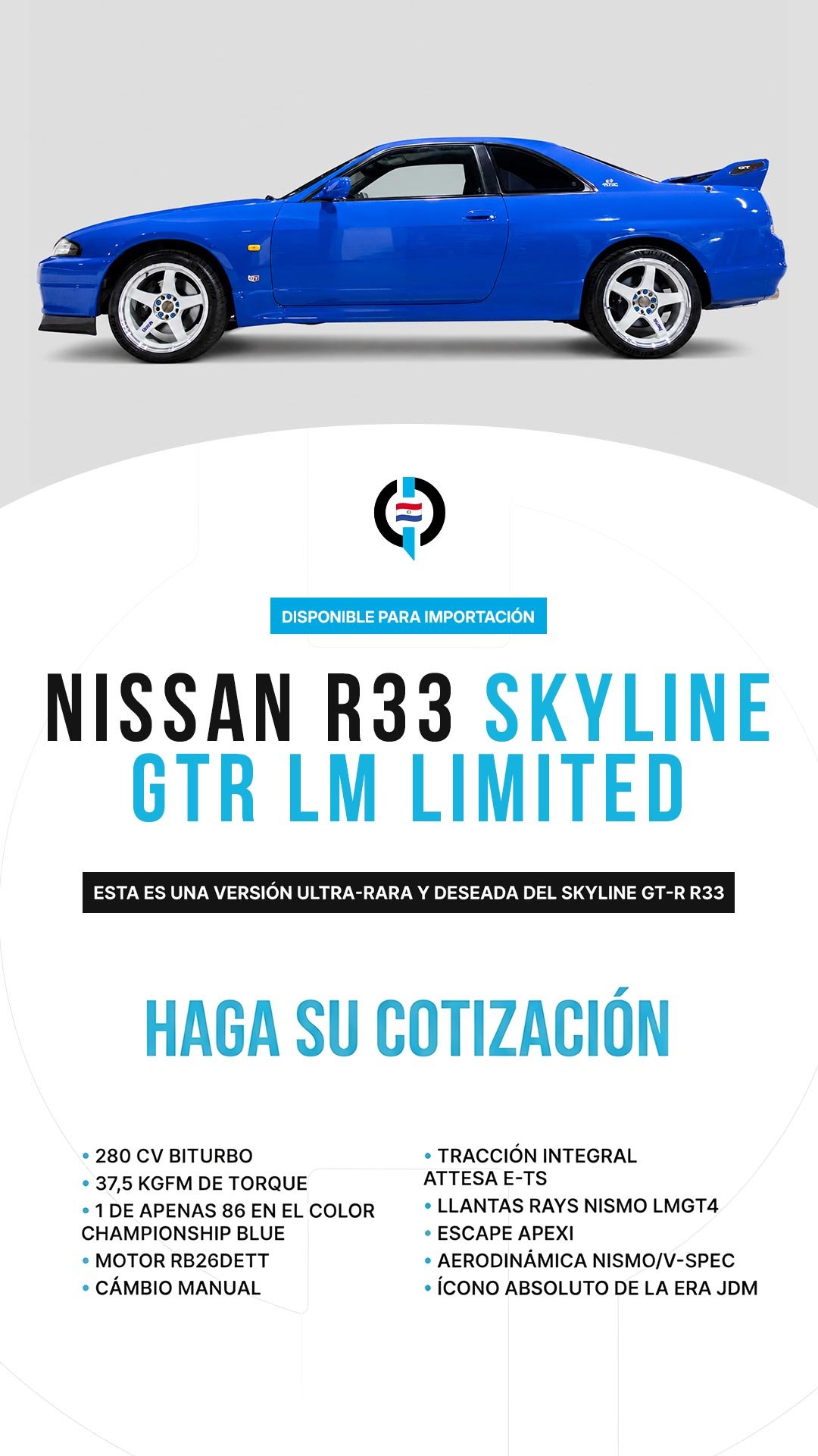 Nissan Skyline GT-R R33 LM Limited 1996